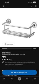 shower shelf