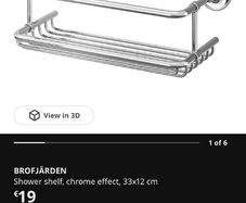 shower shelf
