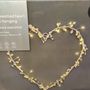 Christmas light up heart decoration