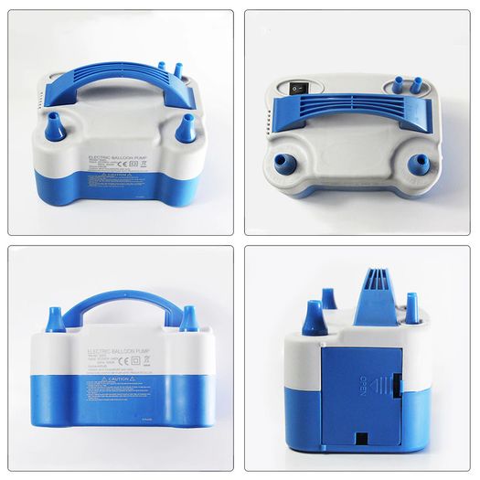 New Balloon Air Pump Electric High Power Two Nozzle Air Blower Balloon Inflator Pump Fast Portable Inflatable Tool