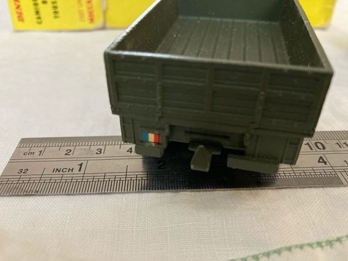 Dinky 818. Camion Militaire Berliet tous terrains. Meccano French manufactured. In box. Excellent condition.