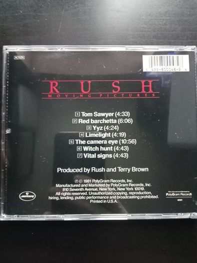 Rush - Moving Pictures CD