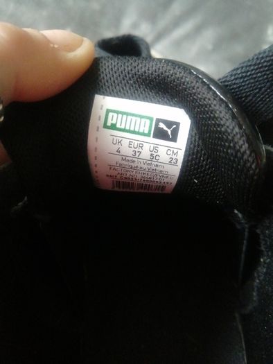 puma patent leather trainers