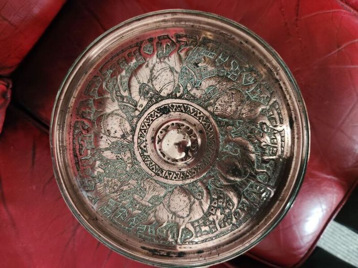 vintage copper pan