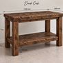 Handmade Rustic Wood Bathroom Vanity Unit Image 3