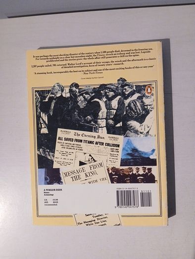 A Night to Remember by Walter Lord