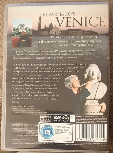 Francesco's Venice 2x DVD
