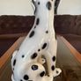 Large Mid-Century Ceramic Statue of a Dalmatian puppy 1970s Image 4