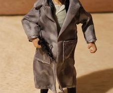 Star Wars Han Solo Trench Coat 3.75 " Scale From The New Vintage Wave As New Out Of Pack