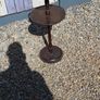 Vintage Mahogany Smoking Stand 2-Tier Side Table Image 3