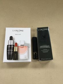 lancome bundle lipstick perfume mascara and serums all new
