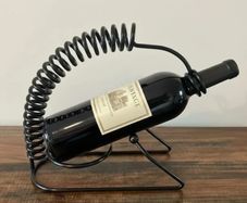 Vintage 1 Wine Butler | Spiral Metal Wine Bottle Holder | Boxed