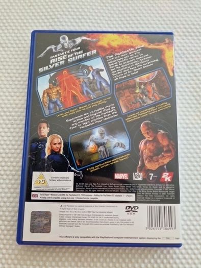Fantastic Four Rise of the Silver Surfer PlayStation2 Ps2 Games Original