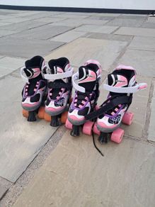 Girls Adjustable Roller Skates size xs, eu 29-32