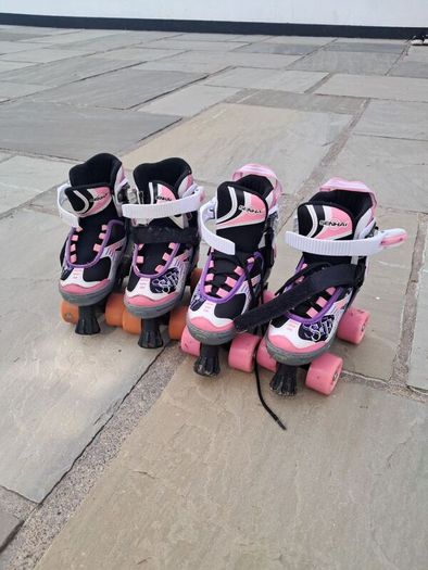 Girls Adjustable Roller Skates size xs, eu 29-32