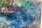 Original Irish Art Pondscape Abstract Art