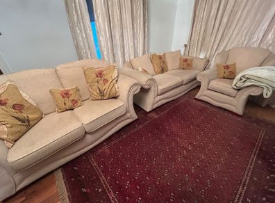 three piece sofa