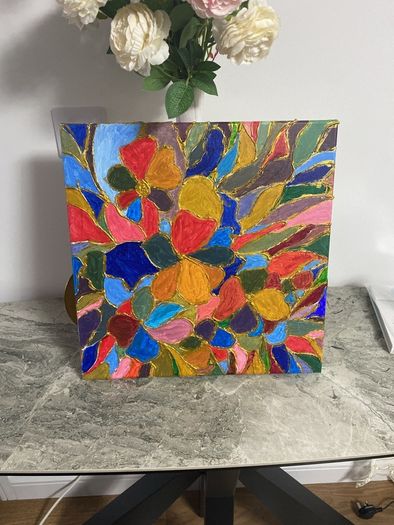hand painting canvas