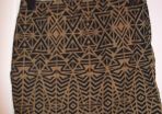 Black and Gold design Mini Skirt