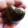 2" Multicolor Rhyolite Jasper Puffy Heart Crystal Mineral Stone Image 5