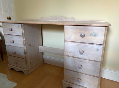 Lime Wash Dressing Table/Desk