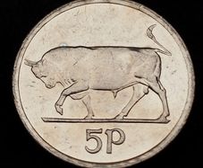 Ireland - 1998 - 5 Pence - Irish 5p - Bull - KM.28 - [2099]