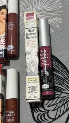 The balm lipglosses new