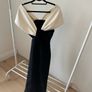 Karen millen black and white maxi dress in medium Image 2