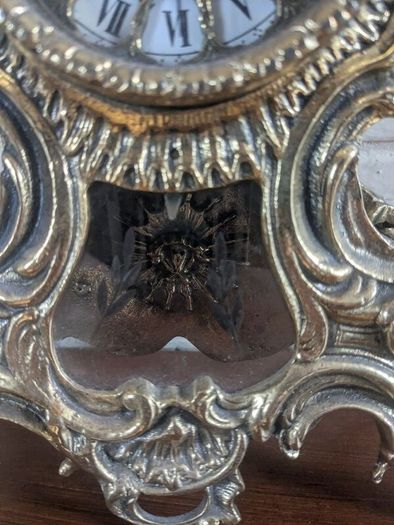 Vintage brass clock