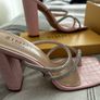 Simmi London pink square toe block heels Image 9