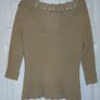 H&m Ribbed  V-neck Jumper Sweater Beige Ivory Medium. Bnwot  H&M Toulouse. Image 6