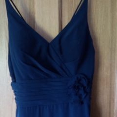 E30 each, 2 x Navy Jasmine Full length bridesmaid dresses, Size 10 & 14