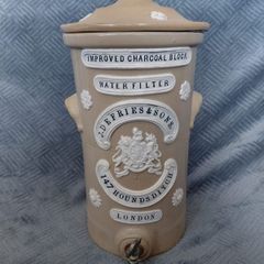 Antique ceramic Water Filter J.Defries & sons Gorgeous condition