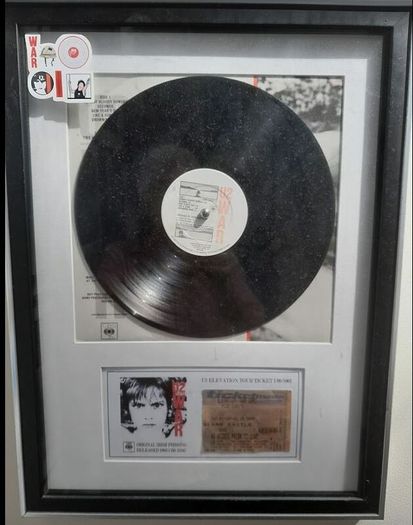 U2 Cbs Ireland Pressing Framed