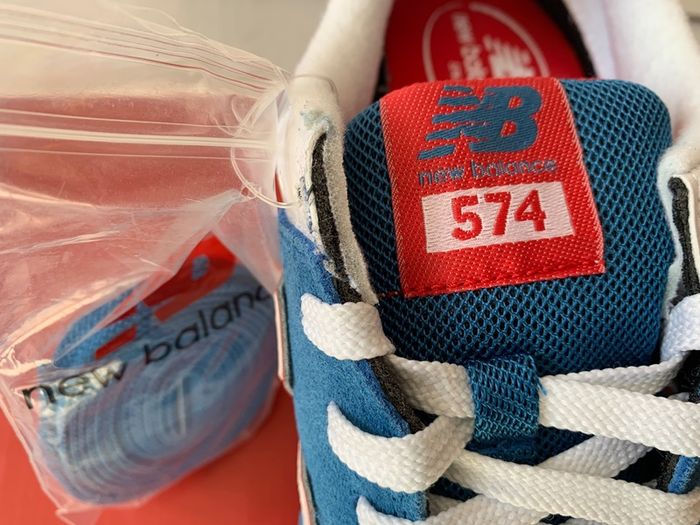 New Balance Men's 574 ML CBR Blue Red Uk 11/us 11.5 Bnib