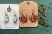 3 pairs of brand new earrings