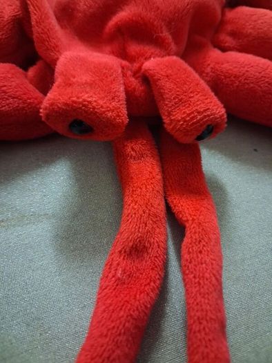 Lovely soft bright red Scorpion Hand Puppet