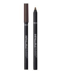 L'Oreal Infallible Gel Crayon Waterproof Eyeliner - 003 Browny Crush - New