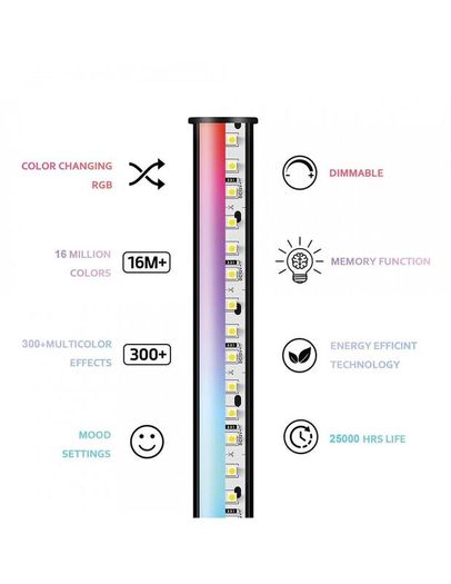 Corner WiFi Floor Lamp Smart RGBWIC LED Alexa