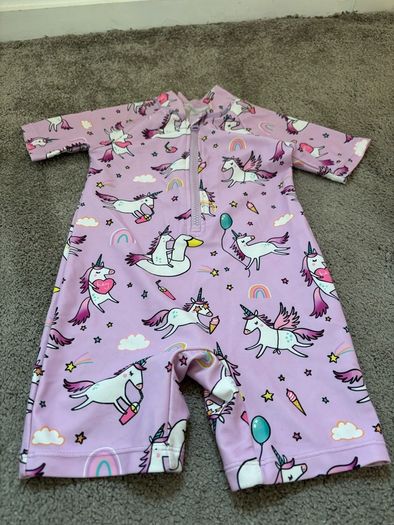 Next baby girl swimsuit sun protection upf 50+ 3 years old 98cm