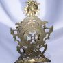 Heavy large solid brass clock quartz movement Image 4