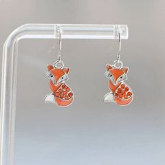 Pretty Fox Earrings - nice gift