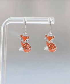 Pretty Fox Earrings - nice gift