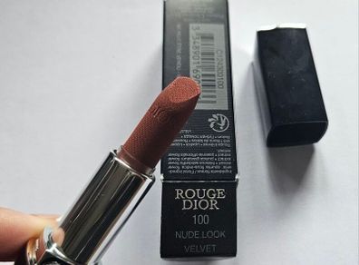 Dior Travel Lipstick in 100 Nude Look Velvet