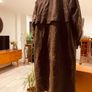 Vintage German Leather Trench Long Jacket Coat by Norma Image 3