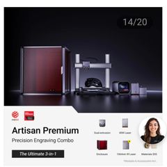 3d printer - laser engraving - laser cutter - Cnc all in one artisan premium