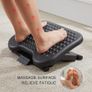 Adjustable Under Desk Footrest, Foot Rest for Under Desk at Work with Massage, Foot Stool with 3 Height Position & 30 Degree Tilt Angle Adjustment for Home, Office Image 4