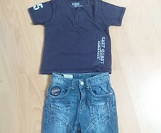 Benetton Boys shorts and Oqshkosh tee