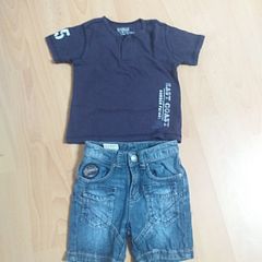 Benetton Boys shorts and Oqshkosh tee
