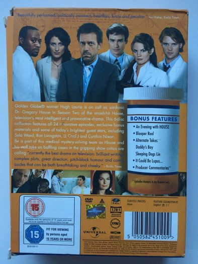 House (Complete Seasons 1-8 2004-2012) [DVD TV Boxsets]